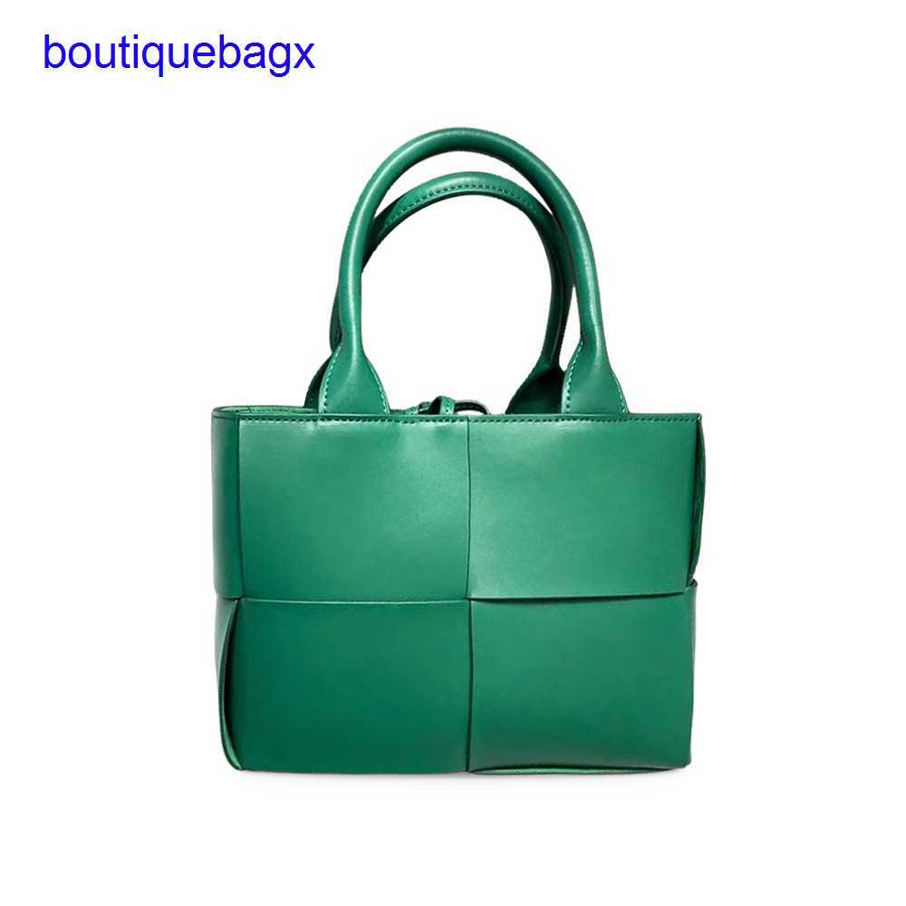 

Luxury Bottegss Venetss Arco Evening Bags online store cow 2023 checked new Korean bag version Guangzhou leather coarse woven moth With logo XPV2, White5