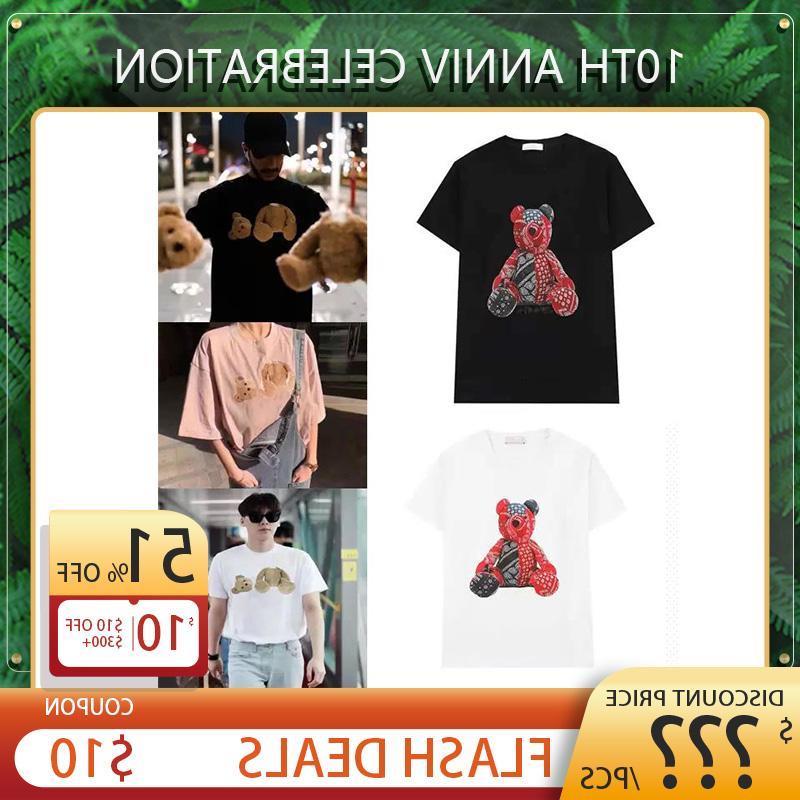 

T Shirts Designer Mens T Shirts Men T Shirt Cool Bear Print Short Sleeve Couples Tees S-2XL Eaxtv, 1-black-asian size
