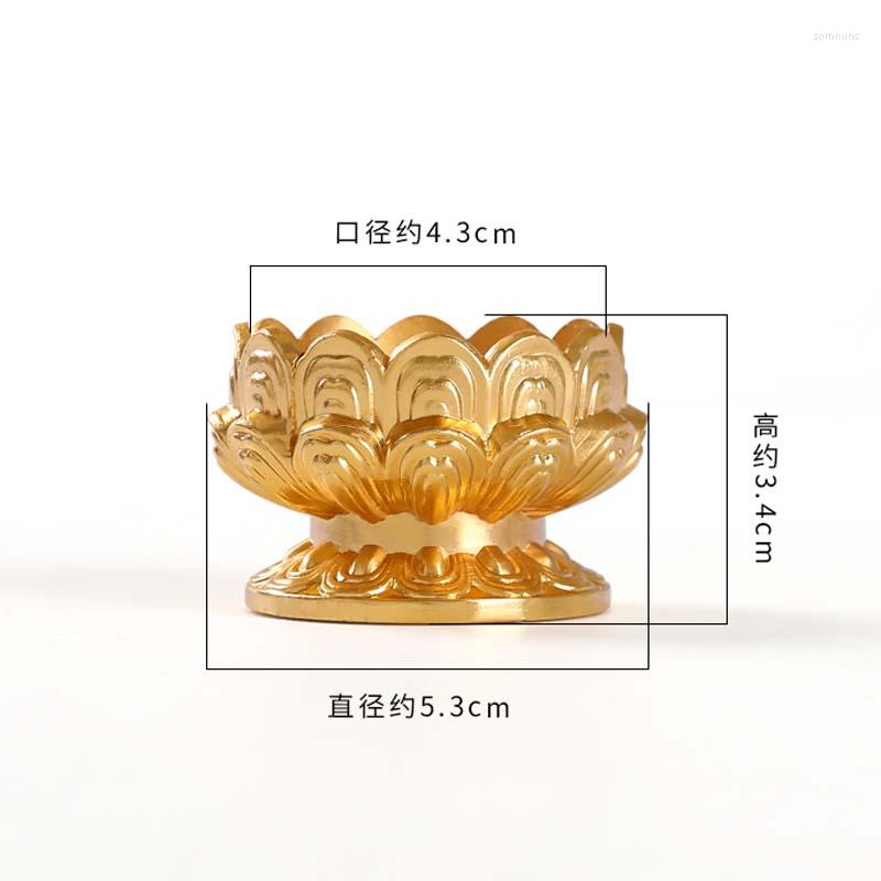 

Chains Lotus Butter Lampholder For Buddha All Metal High Temperature Resistant Household Temple Changming Lamp Candlestick F