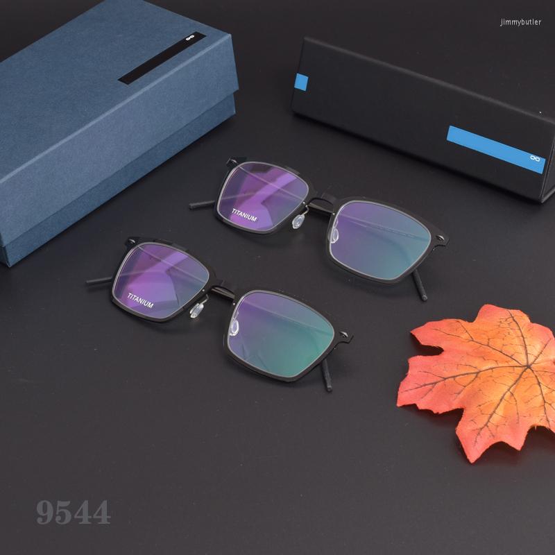 

Sunglasses Frames Titanium Women Men Square Prescription Glasses Frame Reading Decorative For Sight