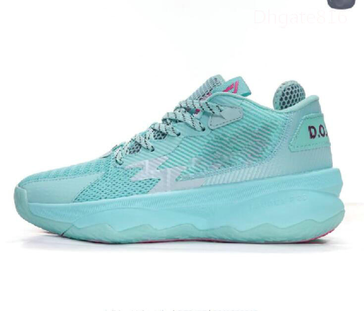 

Boots Dame 8 VIII GCA CNY Red Gold Black Men Basketball Shoes Hot Dame Damian Lillard 8s All Star Sneakers 7-12