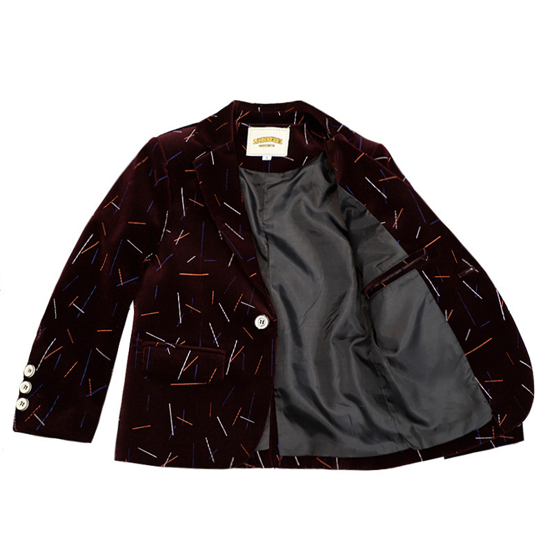 

Suits Design Boys Formal Blazers Jacket School Kids Graduation Jacket Children Formal Wedding Birthday Suits Blazer Boys Jacket 230313, One white shirt