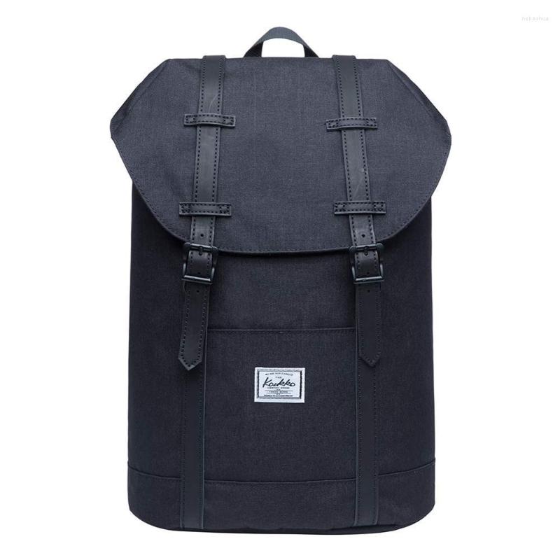 

Backpack KAUKKO Women Men Travel Student For 12 "Notebook 14L, Ep6-6-dark-grye
