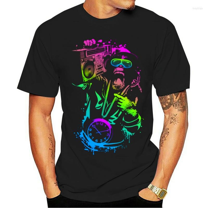 

Men's T Shirts Gangsters Neon Lights Technology Hip-hop 2023 T-shirt Rock, Skybluemenx86272