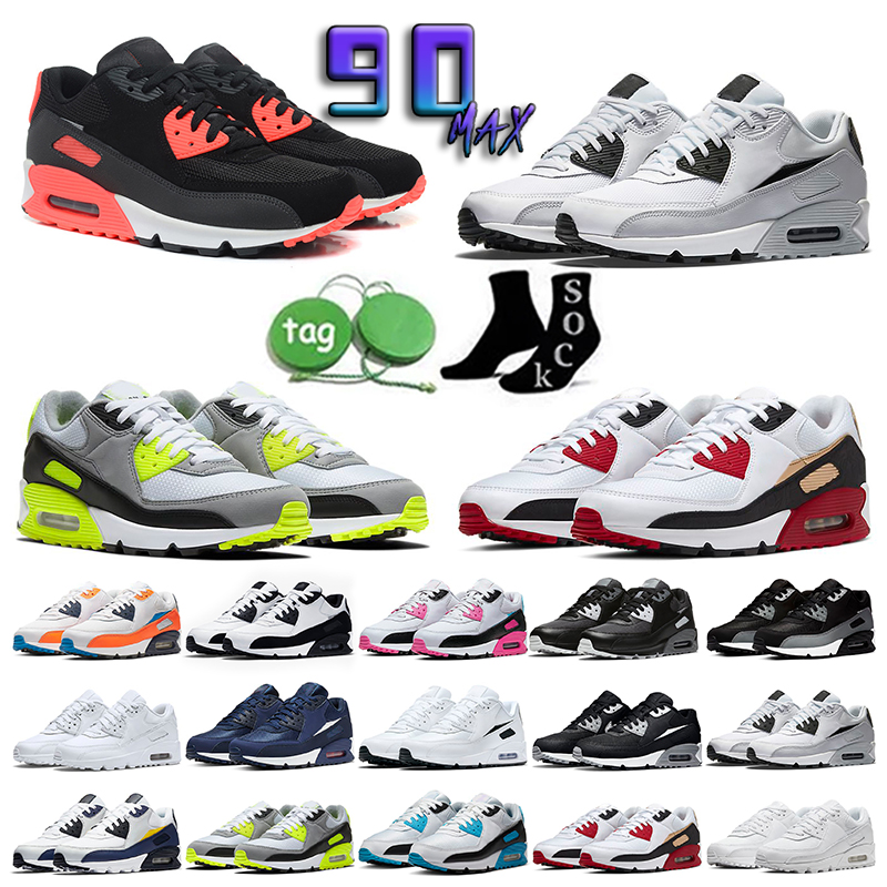 

Classic 90 Men and women Running Shoes Wholesale Fashion Mens Sneakers Sports Trainer Cushion 90s Surface Breathable Size Eur 36-46, 32