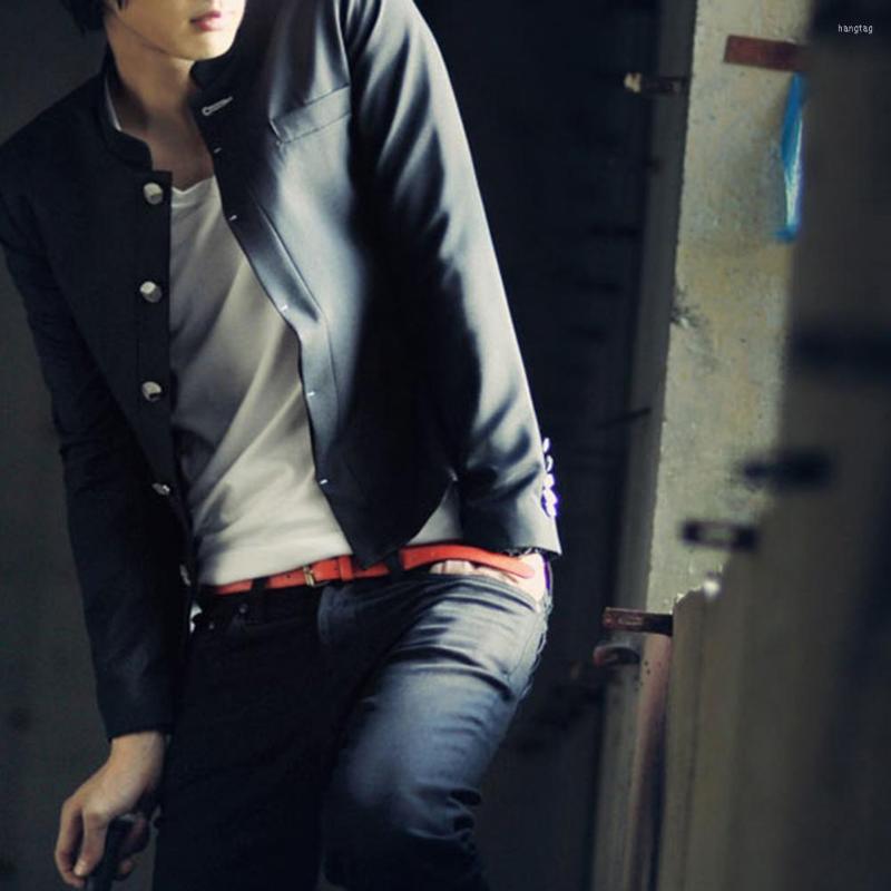 

Men's Suits Stylish Men Slim Fit Office Blazer Suit Jacket Single Breasted Workwear, Black