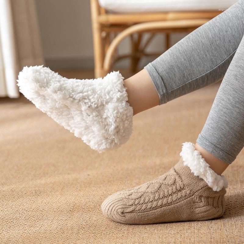 

Women Socks Winter Floor Adult Home Month Snow Sleep Carpet Leg Cover Shoes Men Non-slip