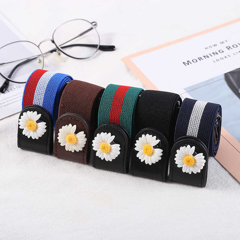 

Invisible Elastic Waist Belt for Men and Women - Comfortable, Traceless, and Stylish Buckle Design for Jeans and More!, Black