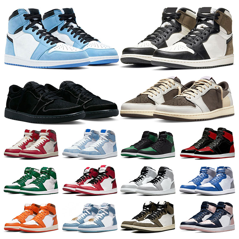 

OG 1s men basketball shoes jumpman 1 Lost and Found Reverse Mocha University Blue Hyper Royal Bred Patent Chicago Black White sports trainers women sneakers size 5.5-13, 43