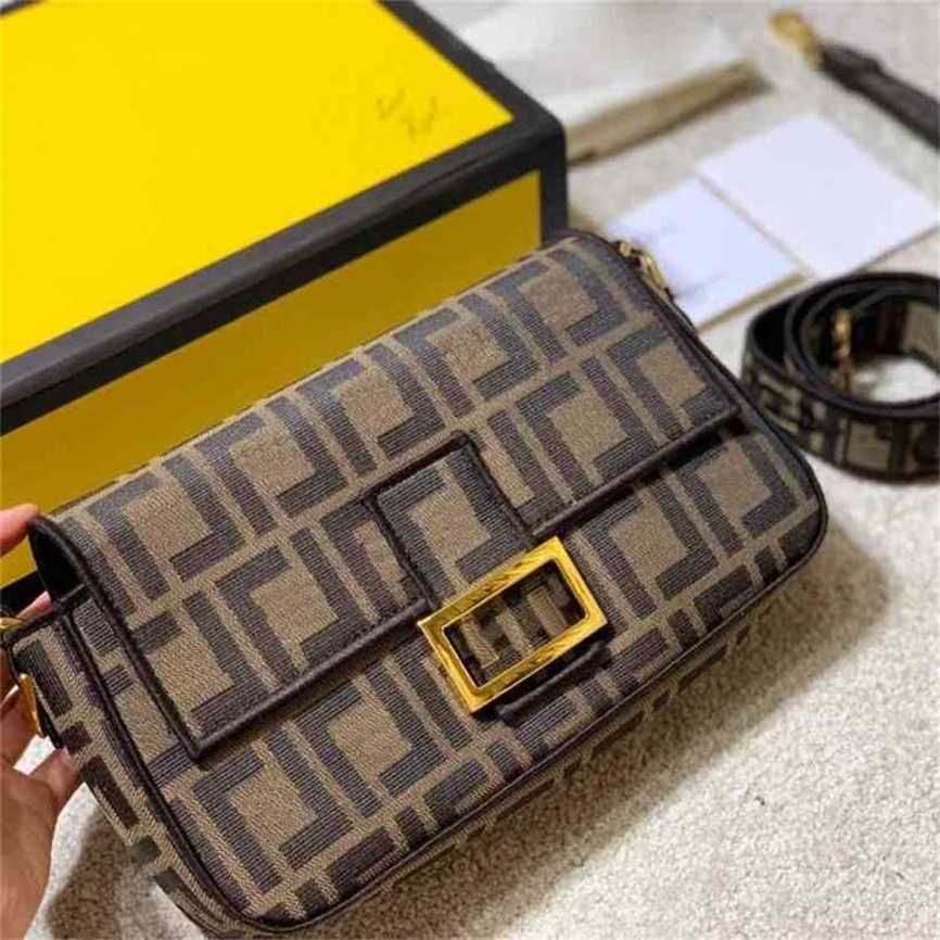 

handbag 2023 Fashion women's bag leather quality Handbag uette embroidered small square old flower shoulder diagonal span women's Bag, Brown old flower embroidery