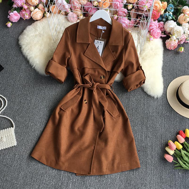 

Casual Dresses ZCWXM Spring Blazer Dress Women Notched Double-breasted Short Yellow/Pink Office Lady Summer Solid Mini 2023, Beige