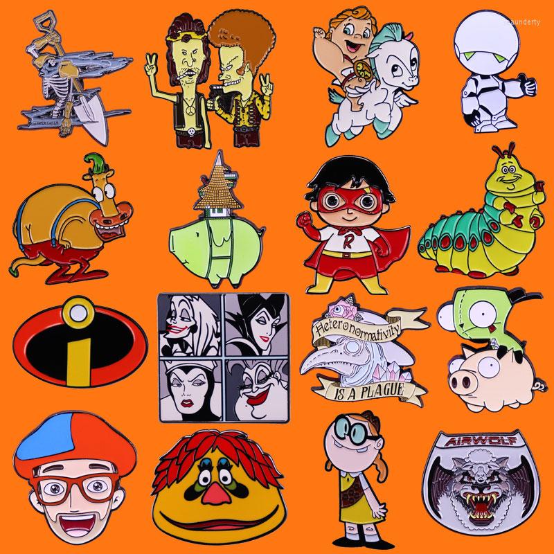 

Brooches Anime Enamel Pins Men Women Fashion Jewelry Gift Decorate Badges Interesting Cartoon Metal Brooch Collecting