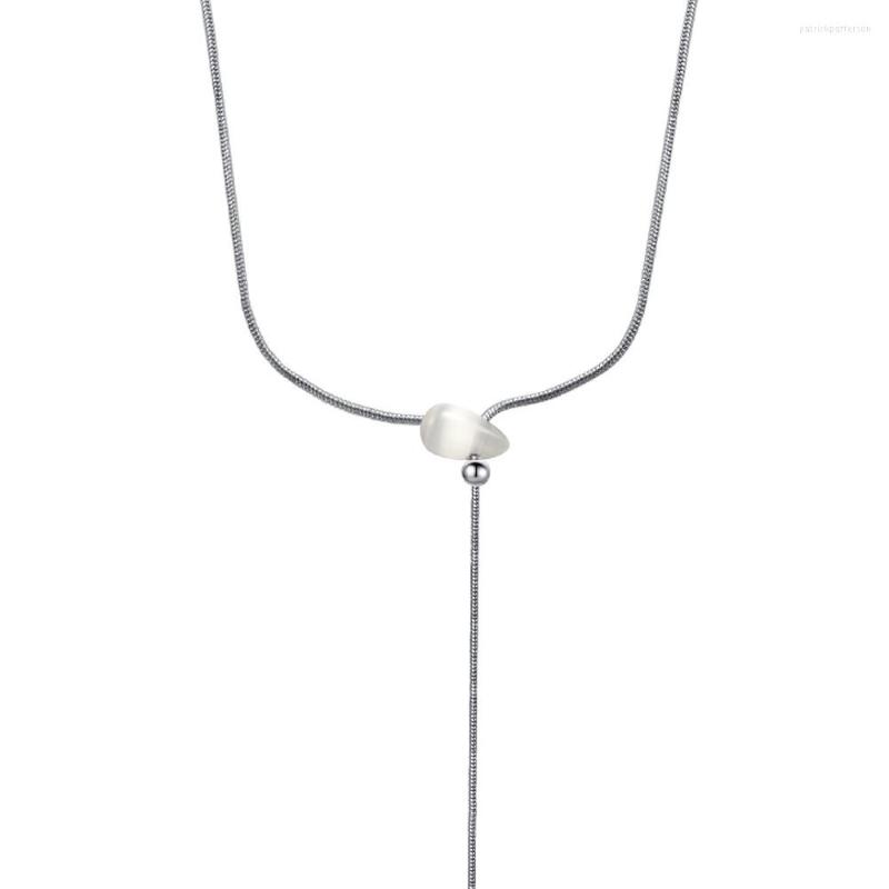 

Pendant Necklaces LONDANY Necklace 2023 Droplet Opal Adjustable Long For Men And Women
