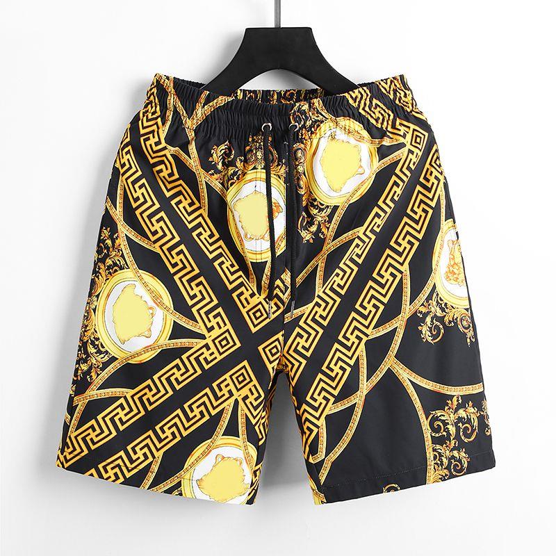 

Jeans Mens Shorts Designer Summer Women Men Striped shorts are elegant swim short Casual Sports Gym Quick Drying Man Beach Pants Black Uivp