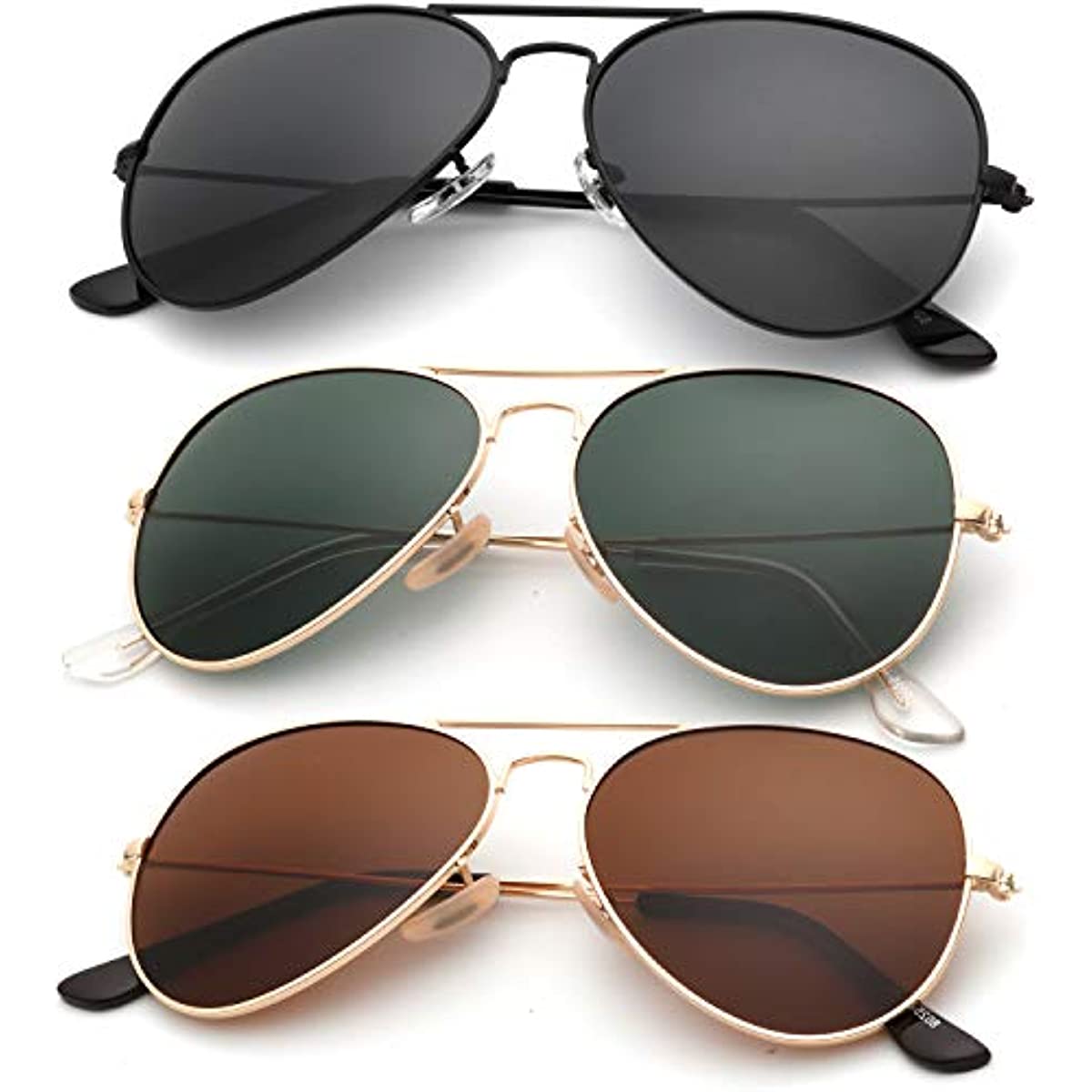 

KALIYADI Classic Aviator Sunglasses for Men Women Driving Sun glasses Polarized Lens UV Blocking