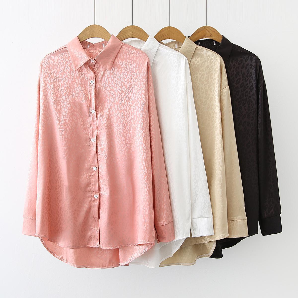 

Women's Blouses Shirts Fashion Jacquard Women's Blouses casual solid shirts blouse Spring Autumn long sleeve Tops Shirts Blusas Mujer 230313, Pink