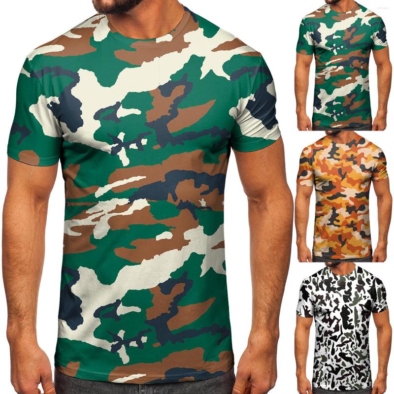 

Men's T Shirts Thin Tee Men Fashion Spring Summer Casual Short Sleeve O Neck Camouflage Oversized Stripe Shirt, Green
