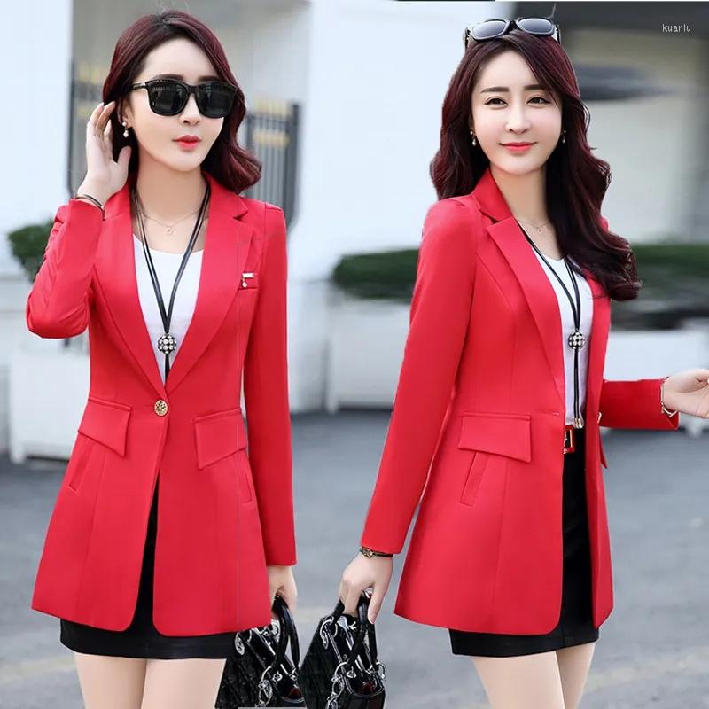 

Women's Suits 2023 Women Spring Autumn Female Blazers Jackets Short Slim Blazer Suit Outerwear Feminino Ladies Windbreake Tops, Yellow