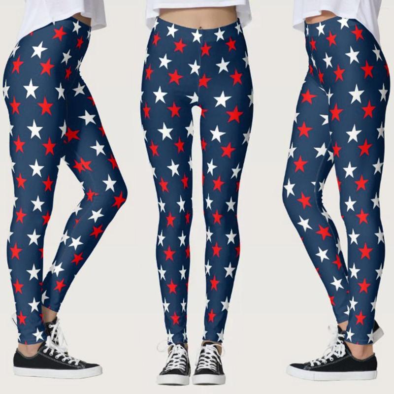 

Active Pants Women Breathable Yoga High Waist Workout Leggings Color For American Patriotic Pilates Flag Custom USA, Black