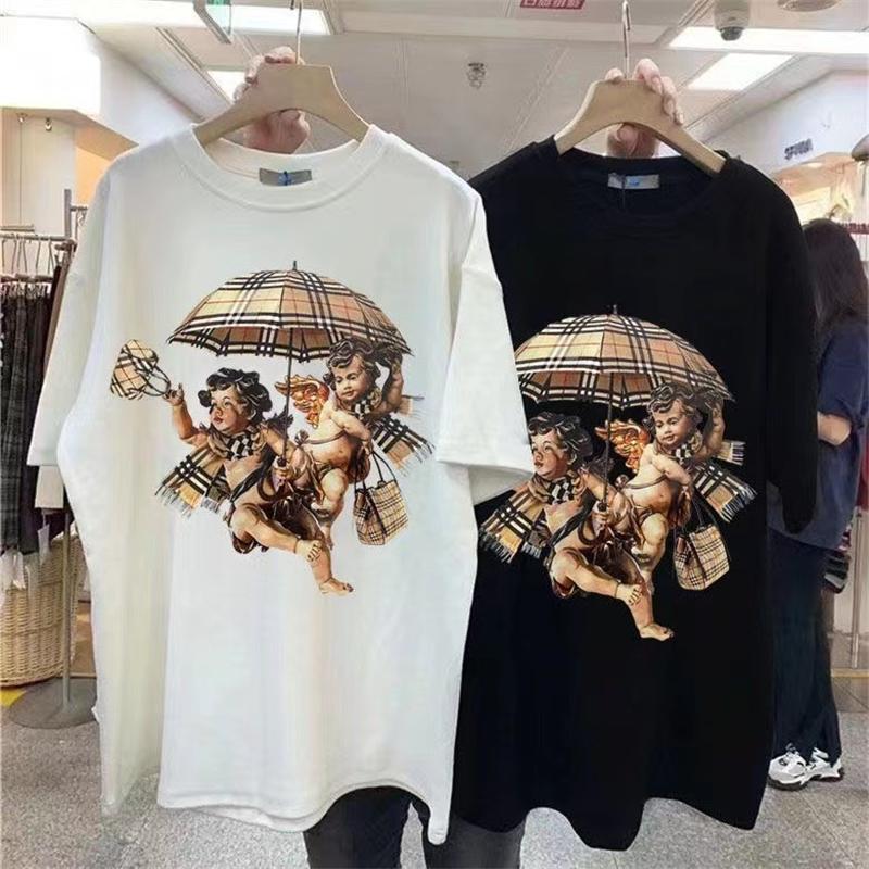 

2023 SummerMen's Plus Tees & Polos Casual with alphabet print short sleeve top sales luxury men's hip hop clothing size M-5XL Italian brand official website designer