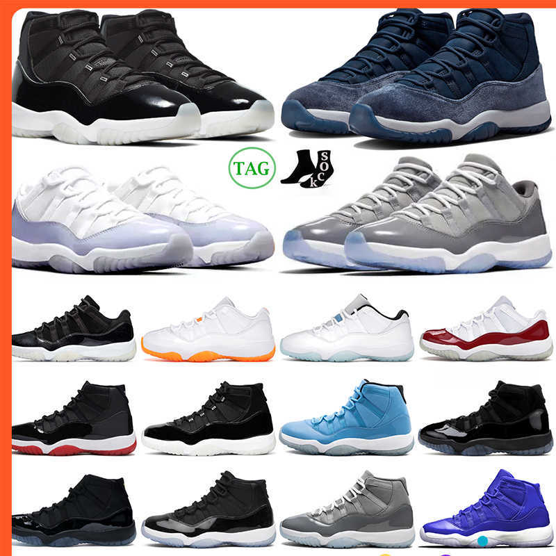 

shoes 11 basketball 11s Men Women Midnight Navy Royal Blue Cool Grey Cherry Pantone Pure Violet Concord Gamma Blue mens trainers outdoor, 11s space jam