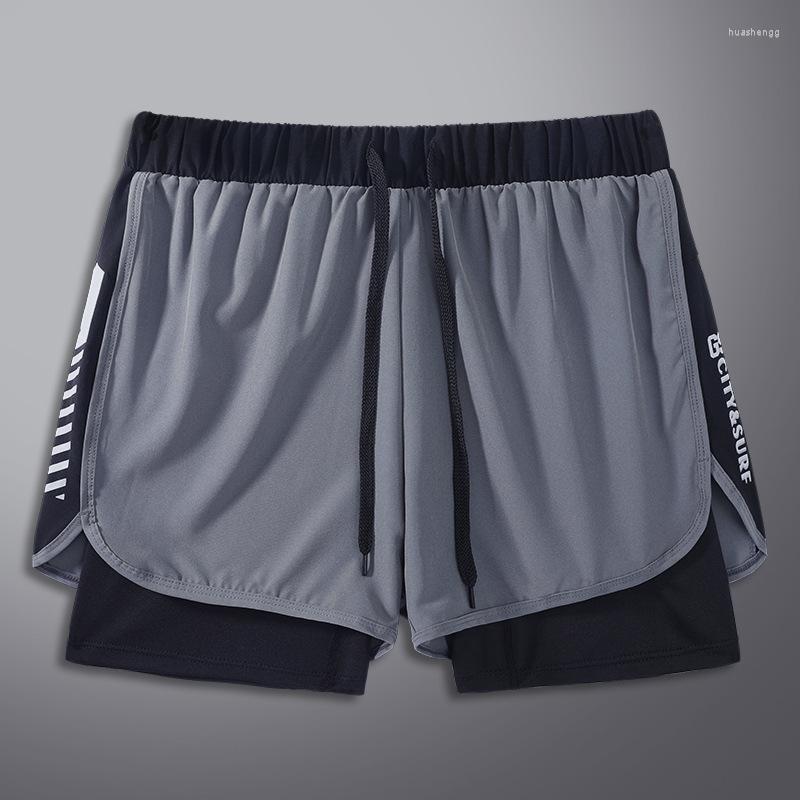 

Men's Swimwear Swimming Trunks Men's Anti-Embarrassment Beach Boxer Loose Quick-Drying Shorts Swimsuit Spring Equipment, Black