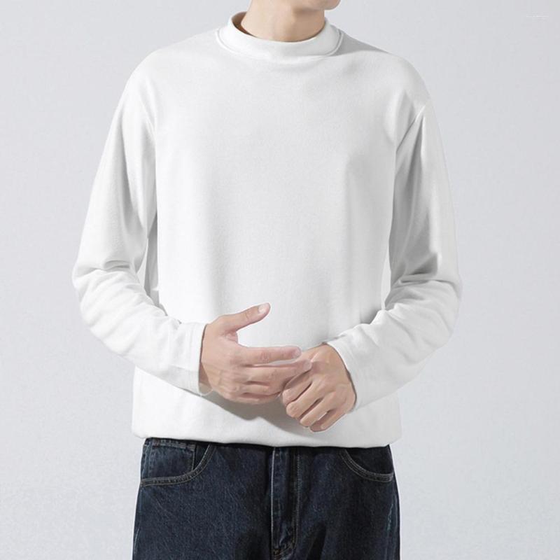 

Men's T Shirts Keep Warm Soft Comfortable Men T-shirt Clothes Spring, Black