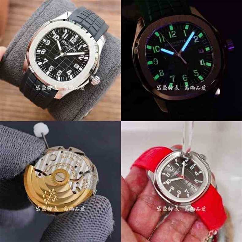 

5167 SUPERCLONE Grenade classic watch automatic machinery Nautilus men's leisure sports high-grade waterproof luminous, Black