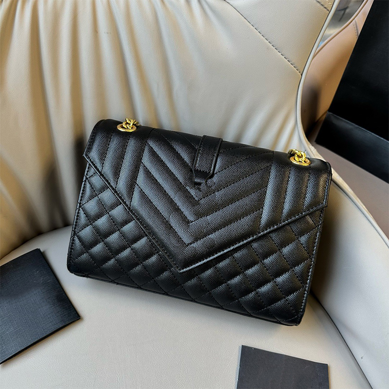 

LOULOU flip Shoulder Bags fashion chain leather messenger bag 23ss European and American women envelope bag Niki designer bag 24cm large capacity HandBags