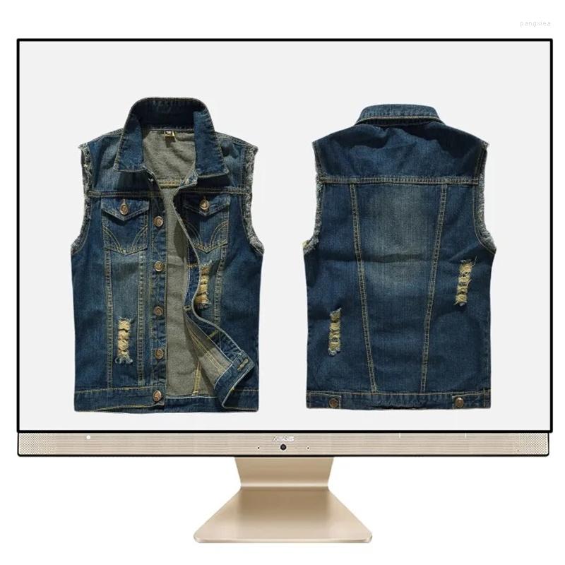 

Women' Vests Unisex Spring Autumn Holes Sleeveless Coat Vest Woman Jacket Denim Short Black Shoulder Waistcoat Slim Top Plus Size, Eagle style