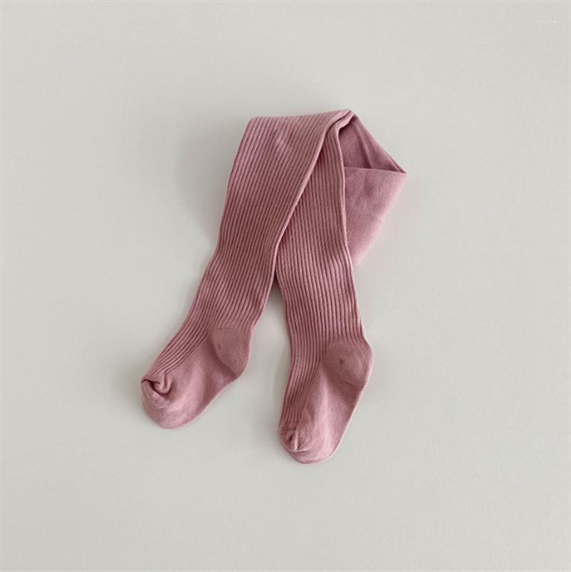 

Stage Wear 2023 Spring Rib Style Soft Solid Color Children Elastic Waist Thick Children's Dance Socks, Red