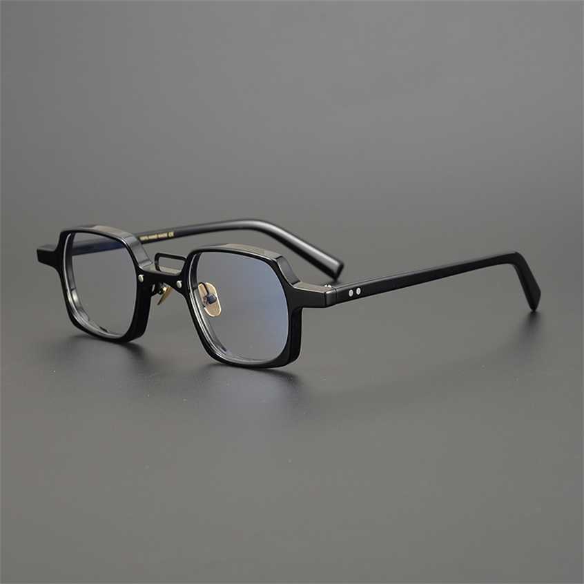 

Sunglasses 2023 new Designer classical tortoiseshell Color Japanese box handmade plate glasses frame men's and women's height number small face