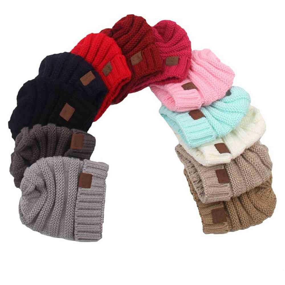 

Evening Bags Kids Baby Crochet Knitted Beanies Hat Unisex Confetti Designers Thick Skl Cap Outdoor Sport Ski Headwear Xmas Gift Dhsqo, 001