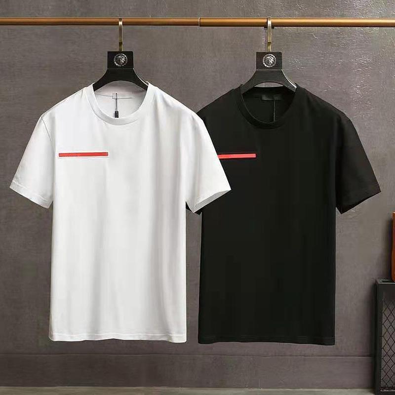 

T Shirts Mens T shirt spring and summer color sleeve T-shirt holiday high-quality short-sleeved casual letter printed top size complet Hpev, A54