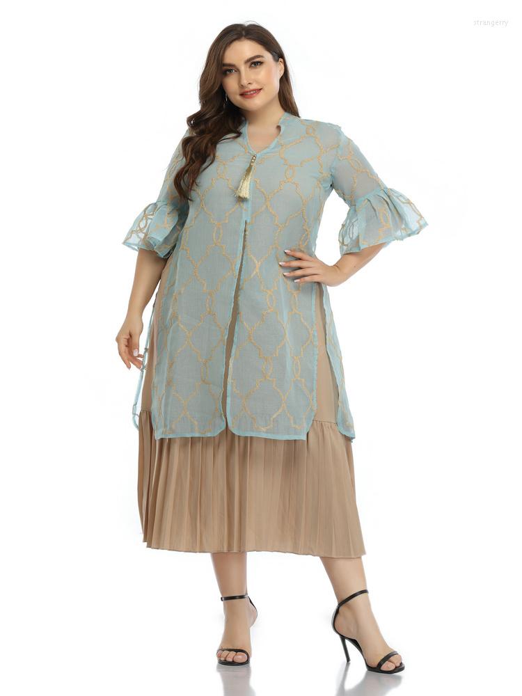 

Party Dresses Large Size Maxi Dress Fashion Elegant Plus Long For Women Year 2023 Female Women's Evening Shirt Festival, Purple