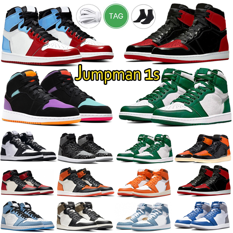 

Jumpman 1 Men Women Basketball Shoes A1 Lows Patent University Blue Chicago Dark Bred UNC Twist Bred Toe Grey Casual Man Sports Sneakers Trainer Shoe Size 36-46, #5
