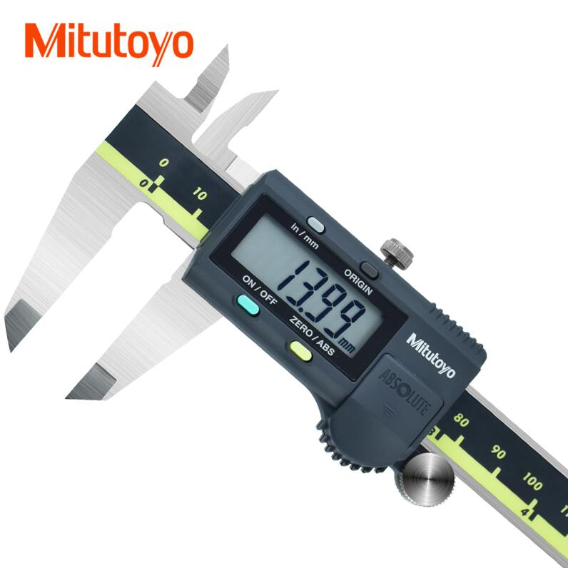 

Mitutoyo Tools Electronic LCD Digital Dial Vernier Caliper 500-196-30 500-196-20 6inch 150mm 8inch 200mm 12inch 300mm Stainless Steel Measuring Ruler Made in Japan