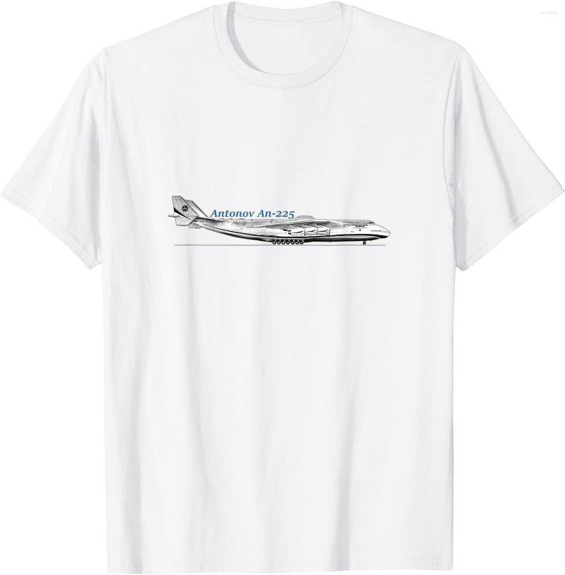 

Men' T Shirts Antonov AN-225 Cargo Jet Plane Men T-Shirt Short Sleeve Casual Cotton O-Neck Summer TShirt, Gray