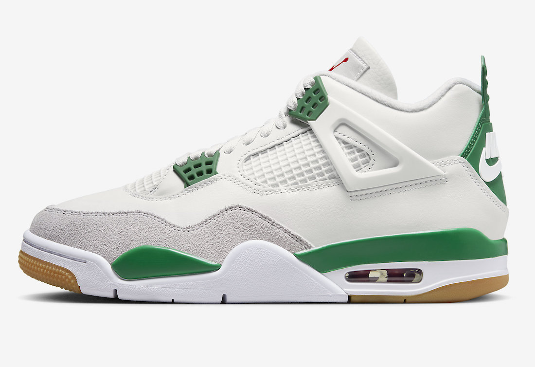 

2023 Authentic Shoes SB x 4 Pine Green Outdoor 4s DR5415-103 Sports sneakers Women Mens Sail Neutral Grey White With Original Box