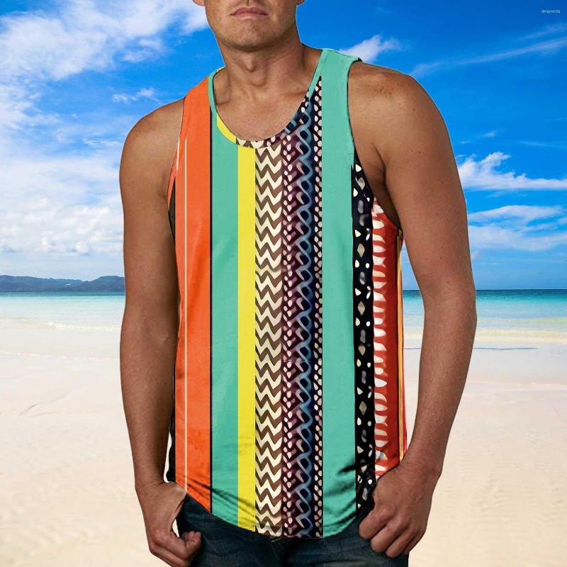 

Men' Tank Tops Mens Tee Shirts Men Casual Spring Summer Sleeveless Printed O Neck Shirt Blouse, Purple