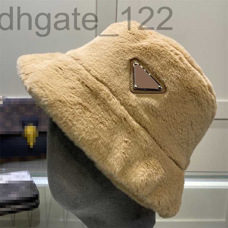 

designer Cashmere Bucket Hat Designer s Mens Women Winter Wool Knitted 4 Color Triangle Baseball Cap YK7A, Pink