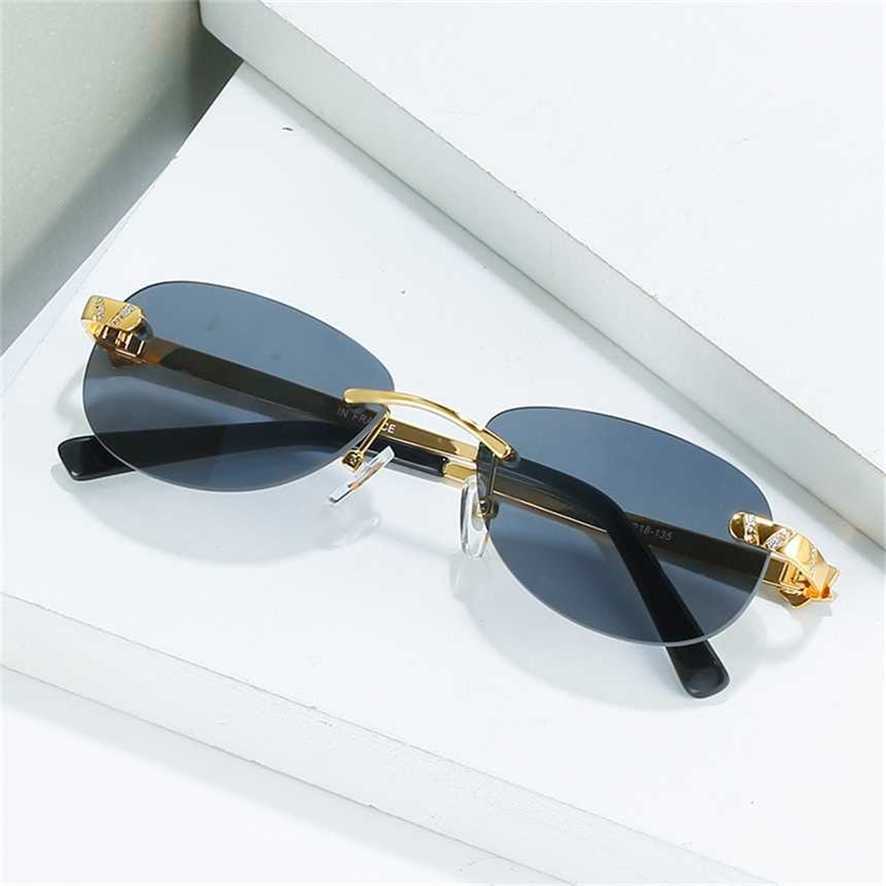 

New sunglasses card inlaid personalized Sunglasses Women's purple flower metal leg sunglasses Fashion Glasses