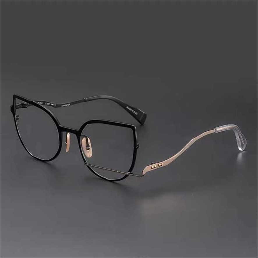 

Sunglasses 2023 new Maruyama eyeglass handmade personalized metal butterfly can be matched myopia glasses with large frame to show small face