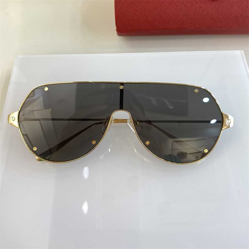 

Sunglasses 2023 new Fashion light luxury large frame toad type female style card boutique metal outdoor male sunglasses