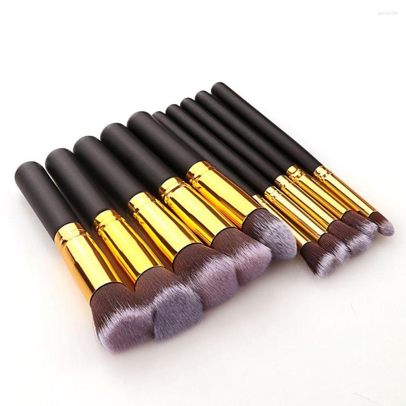 

Makeup Brushes 10Pcs Make Up Professional Eyeshadow Blushes Face Foundation Cosmetic Brush Beauty Tool