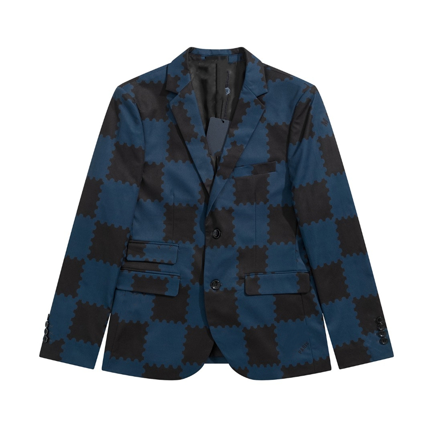 

Men's Suit 2023 Louiseity Fashionable Men's suit Slim Coat Business Office Wedding Elegant top Casual Travel Couple decorative alphabet logo Viutonity 01-04