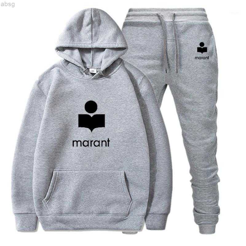

Marant Set Hoodie Men Suit Women Hooded Fashion Hip Hop Clothing Fall Winter Hoodies Coat Off Whi1, A5