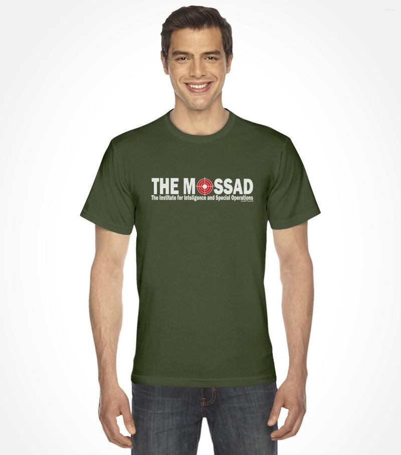 

Men's T Shirts "Special Operations" Israel Mossad Men T-Shirt Short Sleeve Casual Cotton O-Neck Summer Shirt, Army green