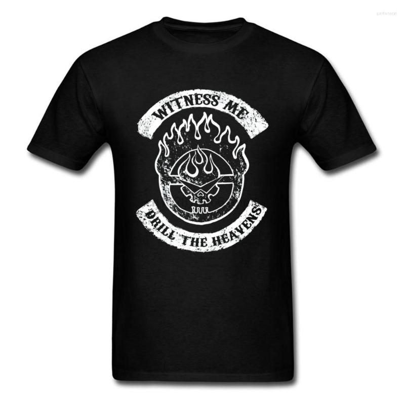 

Men' T Shirts Moto Biker T-shirt Men Streetwear Witness Me Drill The Heavens White Skull Tops Tees Crew Neck Retro Tshirt Mad Max, Men-darkpurple