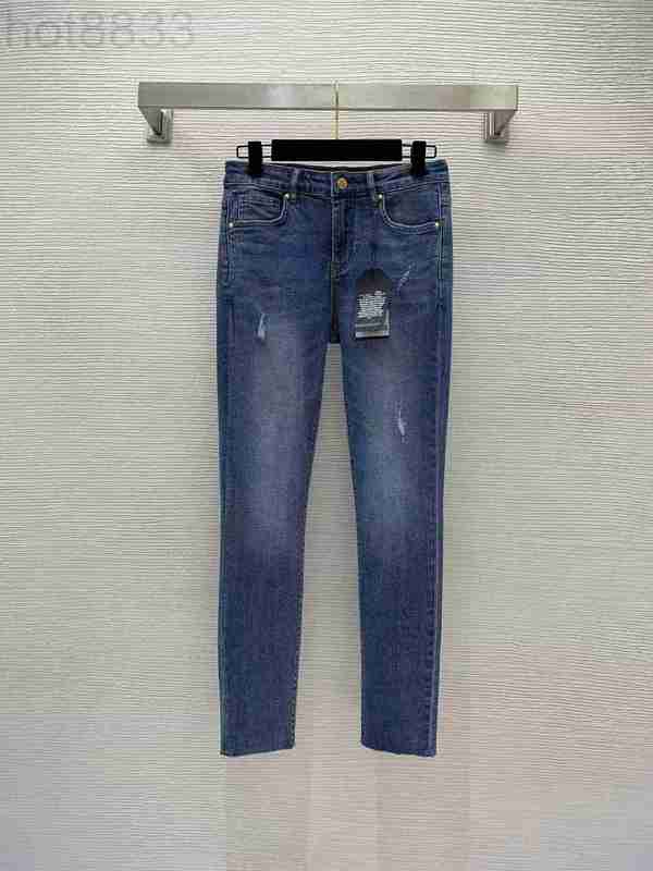 

Women' Jeans Designer 2023 New Spring Summer Fashion Panelled Pencil Pants Brand Same Style Luxury Clothing MT33, Picture color